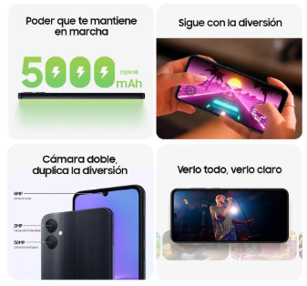 Celular Samsung Galaxy A05 128GB 4GB RAM