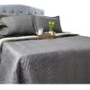 COLCHA GRIS I Colcha Española Ovejera Color Gris Cama Doble