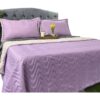 Colcha Española Ovejera Color Lila Cama Doble