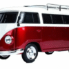Parlante Combi Bluetooth Roja