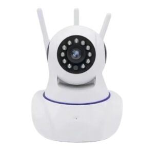 Cámara Robótica Seguridad 360° Visión Nocturna Wifi 3 Antenas