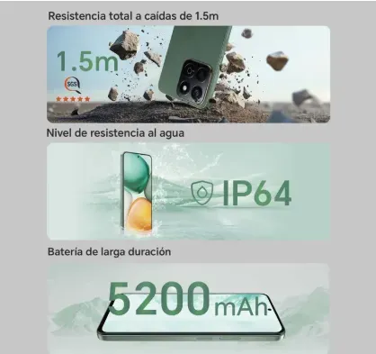 Celular Honor X7C 256GB + Obsequio Audífonos