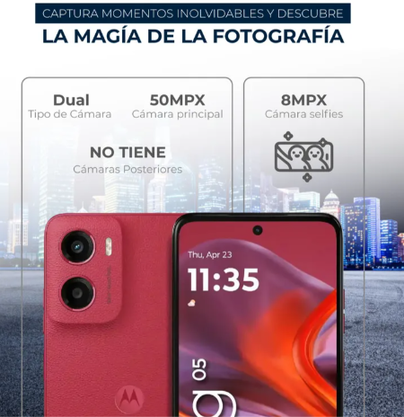 Motorola Moto G05 Rojo 128 GB