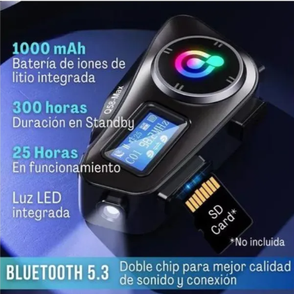 Intercomunicador Para Casco Moto Q58 Max