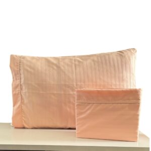 Juego Sábanas Salmón 4 Piezas Cama Doble