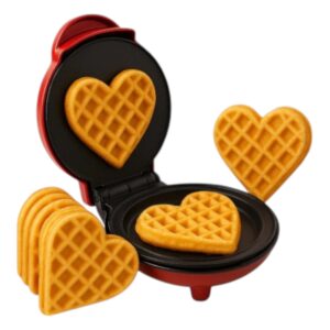 Waflera Mini Antiadherente Forma De Corazón