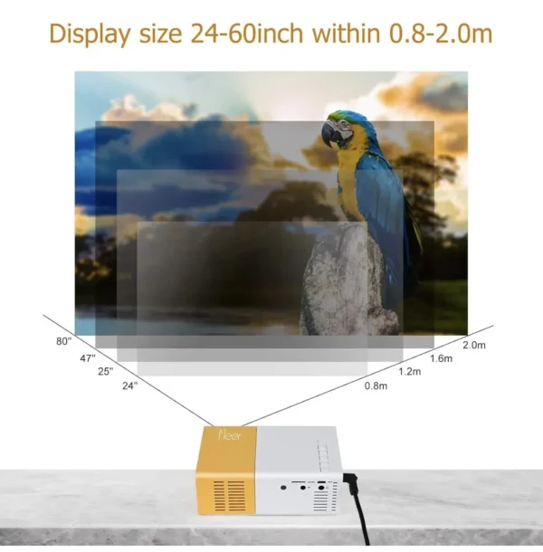 Mini Proyector Led Ultra Alta Definición Portatil