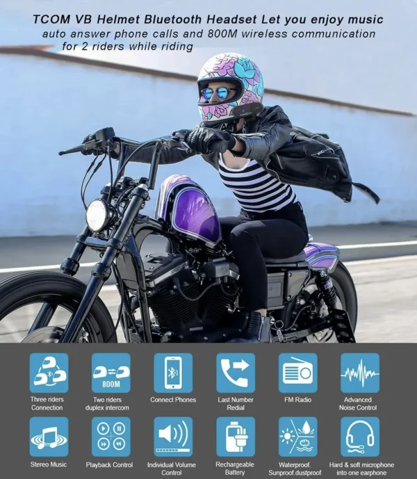 Intercomunicador Bluetooth TCom