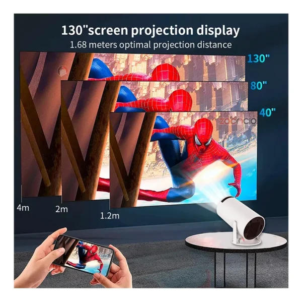 Videobeam Proyector Android HY300 4K